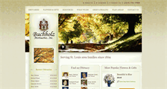 Desktop Screenshot of buchholzmortuary.com