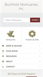 Mobile Screenshot of buchholzmortuary.com